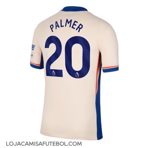 Camisa de Futebol Chelsea Cole Palmer #20 Equipamento Secundário 2024-25 Manga Curta